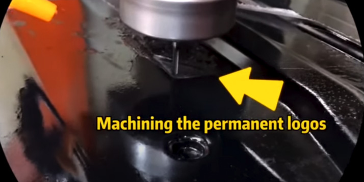 ost-machining for vacuum forming parts，post-machining to permanent logos