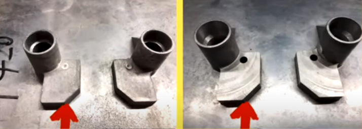 Post-machining for die casting parts，Post-machining the sharp edges