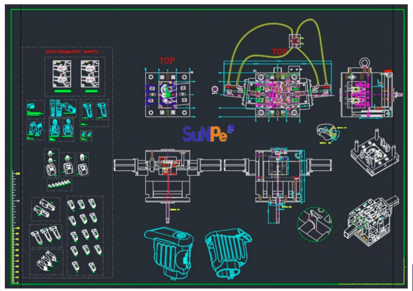 Mold inserts for injection molding prototype applications