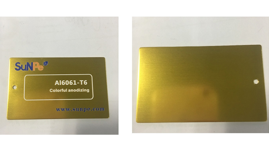  SuNPe's capacity in colorful anodize
