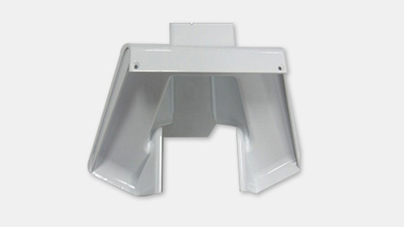 Coffee Maker Parts CNC Machining ABS Painted white glossy finish
